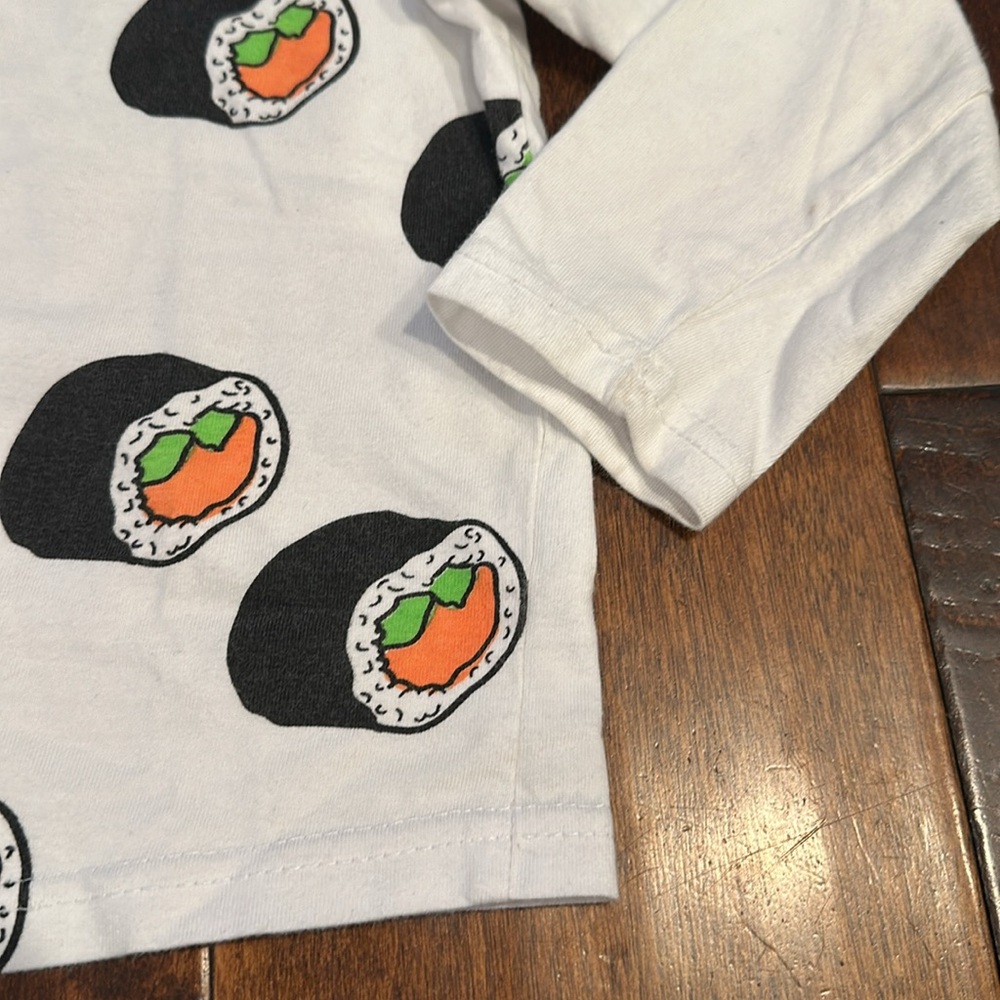 Dot Australia Toddler Boys Sushi “Let’s Roll” Shirt - Picture 2 of 6